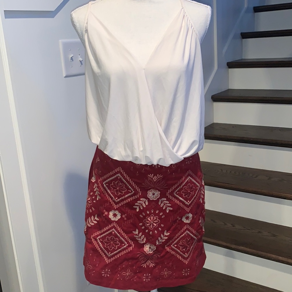 forever 21 formal top white